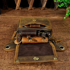 Leather Belt Pouch for men Shoulder Bag Waist Bag BELT BAG For Men