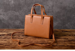 Leather Women Small Brown Handbag Shoulder Bag For Women