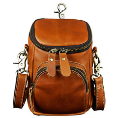 LEATHER MENs Belt Pouch Cell Phone Holsters WAIST BAG HIP PACK BELT BAG