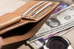 Cool Leather Mens Slim Small Wallets billfold Wallets Bifold for Men