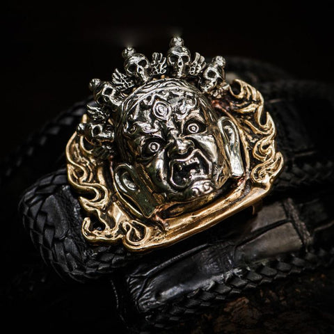 Handmade Black Leather Mens Belts Cool Leather Mens Belt for Men