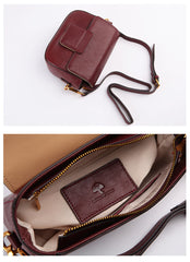 Stylish LEATHER WOMEN Saddle Messenger SHOULDER BAG Crossbody Purse FOR WOMEN