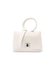 White Leather Women Handbag Shoulder Bag Work Bag For Women
