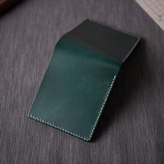 Cool Leather Mens Slim Small Wallet billfold Wallets Bifold for Men