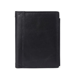 Vintage Leather Small Mens Wallet Bifold billfold Wallet for Men