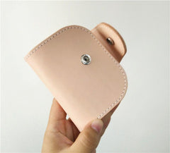 Handmade Leather Small Biker Chain Wallets Cool billfold Biker Wallets with Chain