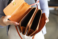 Stylish LEATHER WOMEN Messenger SHOULDER BAG Cute Crossbody Purse FOR WOMEN