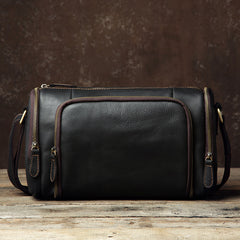 Leather Mens Messenger Bag Cool Weekender Bag Travel Bag Duffle Bags Overnight Bag Holdall Bag for men
