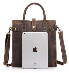 Cool Men Vintage Leather Handbag Tote Shoulder bag Cross Body For Men
