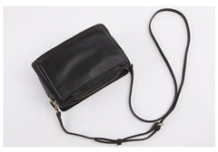 Cute Leather Womens Small Box Crossbody Bag Purse Zipper Shoulder Bag for Women