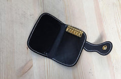 Handmade Leather Mens Biker Key Wallet Cool Key Wallets Card Wallet for Men