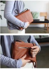 Stylish Leather Womens Slim Crossbody Bag Purse Cute Shoulder Bag for Women