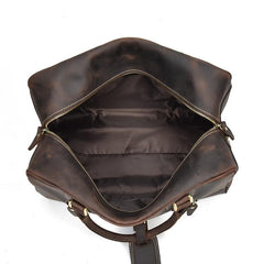 Cool Leather Mens Weekender Bags Travel Bags Duffle Bags Holdall Bags for men
