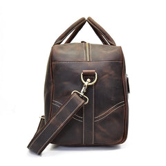 Cool Leather Mens Weekender Bags Travel Bags Duffle Bags Holdall Bags for men