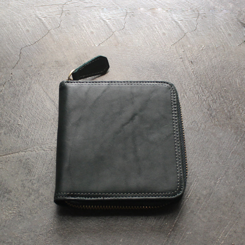 Fashion LEATHER Womens Small Wallet Bifold Zipper Cute Wallet FOR Women