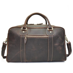 Cool Leather Mens Weekender Bags Travel Bags Duffle Bags Holdall Bags for men