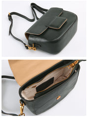 Stylish LEATHER WOMEN Saddle Messenger SHOULDER BAG Crossbody Purse FOR WOMEN