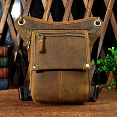 Leather Belt Pouch for men Shoulder Bag Waist Bag BELT BAG For Men