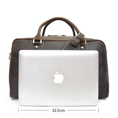 Cool Leather Mens Weekender Bags Travel Bags Duffle Bags Holdall Bags for men