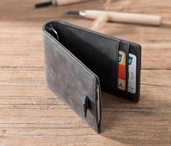 Leather Mens Cool billfold Wallets Card Holder Small Card Slim Wallets for Men