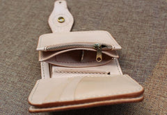 Cool Small Leather Biker Chain Wallet Mens Handmade billfold Chain Wallets