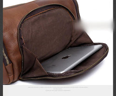 Leather Mens Messenger Bag Cool Weekender Bag Travel Bag Duffle Bags Overnight Bag Holdall Bag for men