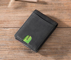 Leather Mens Cool billfold Wallets Card Holder Small Card Slim Wallets for Men