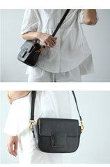 Stylish LEATHER WOMEN Saddle Messenger SHOULDER BAG Crossbody Purse FOR WOMEN