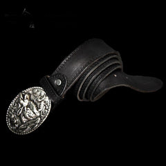 Handmade Leather Mens Belts Custom Cool Leather Men Black Belt for Men