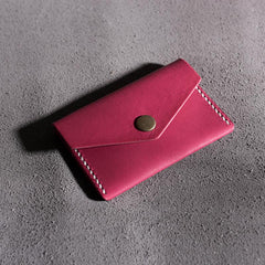 Handmade Leather Mens Cool billfold Wallet Card Holder Small Card Slim Wallets for Men
