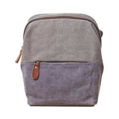 Mens Canvas Gray Cool Messenger Bag Side Bag Canvas Shoulder Bag for Men