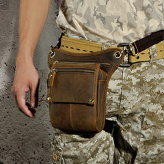 Leather Belt Pouch for men Shoulder Bag Waist Bag BELT BAG For Men