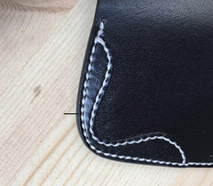Handmade Leather Mens Biker Key Wallet Cool Key Wallets Card Wallet for Men