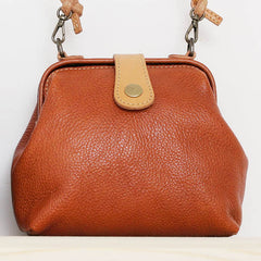 Vintage Womens Black Leather Mini Doctor Shoulder Purses Black Doctor Crossbody Purses for Women