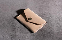 Handmade Leather Mens Cool billfold Wallet Card Holder Small Card Slim Wallets for Men
