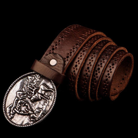 Handmade Leather Mens Belts Custom Cool Leather Men Belts for Men