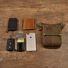 Leather Belt Pouch for men Shoulder Bag Waist Bag BELT BAG For Men