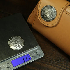 Handmade Leather Biker Wallet Mens Cool Chain Wallet Trucker Wallet with Chain