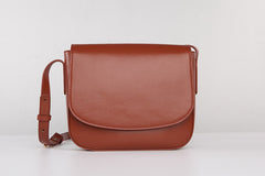 Stylish LEATHER WOMEN Saddle Messenger BAG Crossbody Purse FOR WOMEN
