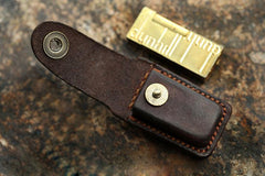 Cool Mens Leather Dunhill Rollagas Lighter Case with Loop Dunhill lighter Holder with Loops