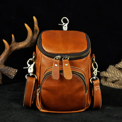 LEATHER MENs Belt Pouch Cell Phone Holsters WAIST BAG HIP PACK BELT BAG