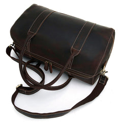 Leather Mens Weekender Bag Duffle Bag Overnight Bag Travel Bag