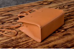 Leather Women Small Brown Handbag Shoulder Bag For Women