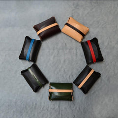 Cool Stylish Leather Mens Wallet Small Card Holder Coin Wallet Long Wallet for Men