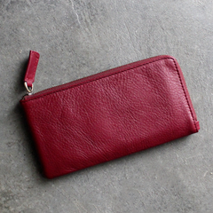 Fashion LEATHER Womens Long Clutch Wallet Zipper Slim Long Wallet FOR Women