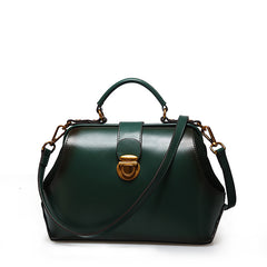 Handmade Leather handbag doctor bag shoulder bag for women leather bag - EverHandmade