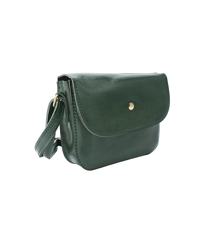 Stylish Cute LEATHER Green WOMENs SHOULDER BAGs Purses FOR WOMEN