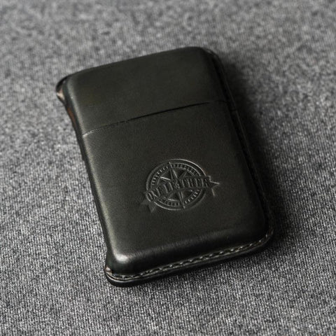 Handmade Brown Leather Cigarette Case Mens Leather Case of Cigarettes Leather Cigarette Holder Case