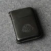 Handmade Black Leather Cigarette Case Mens Leather Case of Cigarettes Leather Cigarette Holder Case