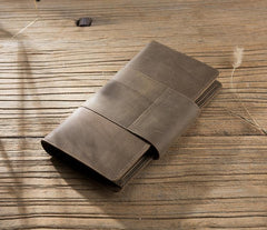 Cool Leather Mens Travel Long Wallet Passport Leather Wallet Long Wallets for Men